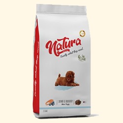 Natura Premium Somonlu Yaban Mersinli Küçük Irk Yavru Köpek Maması 2,75 kg - Natura