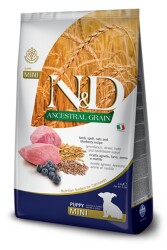 N&D Ancestral Grain Kuzu Etli ve Yaban Mersinli Küçük Irk Yavru Köpek Maması 800 gr - N&D