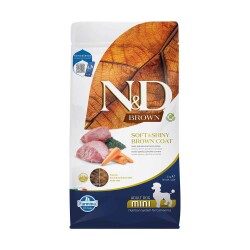 N&D Brown Kuzu, Patates, Havuç ve Spirulinalı Küçük Irk Yetişkin Köpek Maması 2 kg - N&D