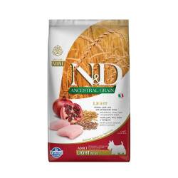 N&D Düşük Tahıllı Tavuklu Narlı Küçük Irk Düşük Kalorili Light Köpek Maması 2,5 kg - N&D