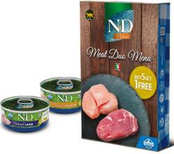 N&D Etli Kedi Konserve Çeşitleri 70 gr (6 AL 5 ÖDE)