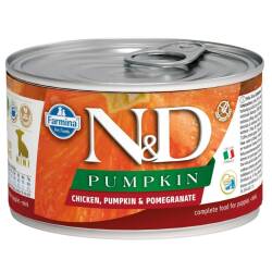 N&D Mini Balkabaklı Tavuk Narlı Köpek Konservesi 140 gr - N&D