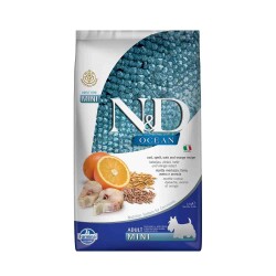 N&D Ocean Düşük Tahıllı Balık Portakal Mini Yetişkin Köpek Maması 2,5 kg - N&D