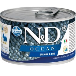 N&D Ocean Mini Alabalık ve Somonlu Yetişkin Köpek Konservesi 140 gr - N&D