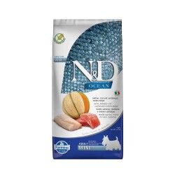 N&D Ocean Morina Balıklı ve Kavunlu Mini Irk Tahılsız Yetişkin Köpek Maması 7 kg - N&D