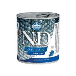 N&D Ocean Somon ve Morina Balıklı Yetişkin Köpek Konservesi 285 gr - N&D