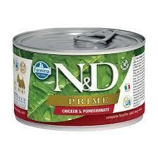 N&D Prime Mini Tavuk ve Narlı Yetişkin Köpek Konservesi 140 gr - N&D