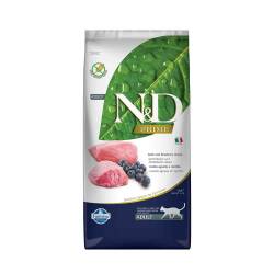 N&D Prime Tahılsız Kuzu Etli Yaban Mersinli Yetişkin Kedi Maması 5 kg - N&D