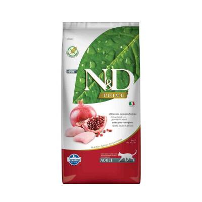 N&D Prime Tahılsız Tavuklu Narlı Yetişkin Kedi Maması 5 kg - 1