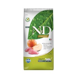 N&D Prime Tahılsız Yaban Domuzlu Elmalı Yetişkin Kedi Maması 5 kg - N&D