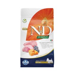 N&D Pumpkin Tahılsız Kuzu Etli Yaban Mersinli Küçük Irk Yetişkin Köpek Maması 800 gr - N&D
