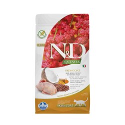 N&D Quinoa Skin & Coat Tahılsız Tüy Bakım Bıldırcın Yetişkin Kedi Maması 5 kg - N&D