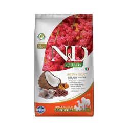 N&D Quinoa Skin & Coat Tahılsız Tüy Bakım Ringa Balıklı Yetişkin Köpek Maması 2,5 kg - N&D