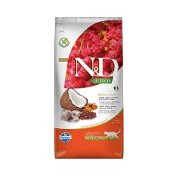 N&D Quinoa Tahılsız Skin & Coat Ringa Balıklı Yetişkin Kedi Maması 5 kg - N&D