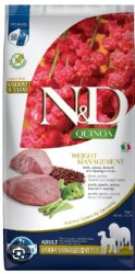 N&D Quinoa Weight Management Kuzu Etli Orta Ve Büyük Irk Kilolu Köpekler İçin Yetişkin Köpek Maması 7 kg - N&D