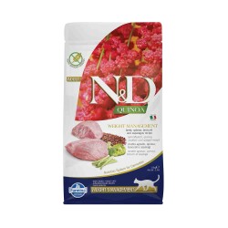 N&D Quinoa Weight Management Kuzu Etli Light Yetişkin Kedi Maması 1,5 kg - N&D