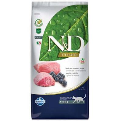 N&D Tahılsız Kuzu Etli Yaban Mersinli Kedi Maması 10 kg - 2