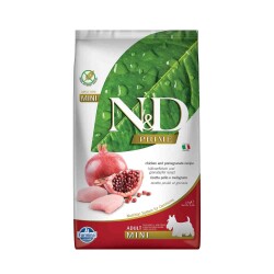 N&D Tahılsız Tavuklu Narlı Küçük Irk Yetişkin Köpek Maması 2,5 kg - N&D