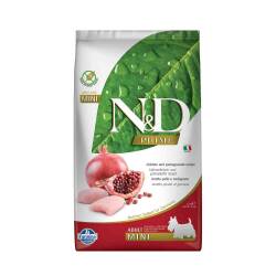 N&D Tahılsız Tavuklu Narlı Küçük Irk Yetişkin Köpek Maması 2,5 kg - N&D