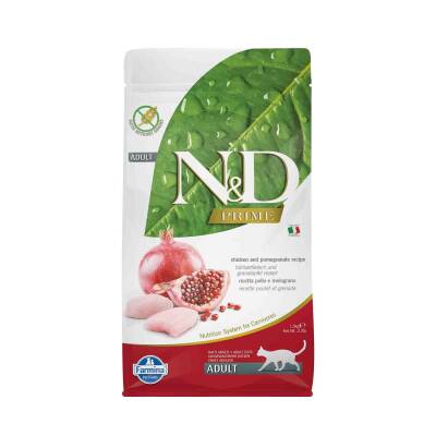 N&D Tahılsız Tavuklu Narlı Yetişkin Kedi Maması 1,5 kg - 1