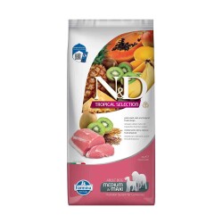 N&D Tropical Selection Düşük Tahıllı Domuzlu ve Tropikal Meyveli Orta ve Büyük Irk Yetişkin Köpek Maması 10 kg - N&D