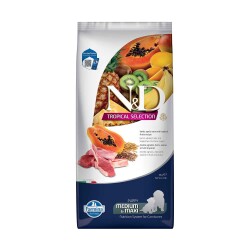 N&D Tropical Selection Düşük Tahıllı Kuzu Etli ve Tropikal Meyveli Orta ve Büyük Irk Yavru Köpek Maması 10 kg - N&D
