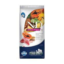 N&D Tropical Selection Düşük Tahıllı Kuzu Etli ve Tropikal Meyveli Orta ve Büyük Irk Yetişkin Köpek Maması 10 kg - N&D