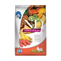 N&D Tropical Selection Düşük Tahıllı Somonlu ve Tropikal Meyveli Küçük Irk Yetişkin Köpek Maması 5 kg - N&D