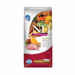 N&D Tropical Selection Düşük Tahıllı Tavuklu ve Tropikal Meyveli Kısırlaştırılmış Kedi Maması 10 kg - N&D