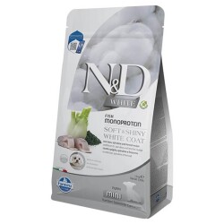 N&D White Balıklı Spirulinalı Küçük Irk Yavru Köpek Maması 1,5 Kg - N&D