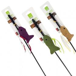 Nunbell Balıklı Kedi Oltası Kedi Oyuncağı - Nunbell