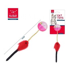 Nunbell Çıngıraklı Top Tüylü Fare Kedi Oyuncağı - Nunbell