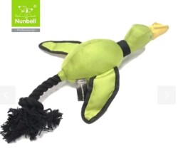 Nunbell Dayanıklı Kumaştan Ördek Köpek Oyuncağı 35 cm - Nunbell