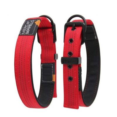 Nunbell Desenli Köpek Boyun Tasması Siyah 32-40 Cm - 1