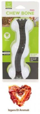 Nunbell Köpek Oyuncağı Izgara Et Aromalı Dolgulu Kemik Large 16 cm - 1