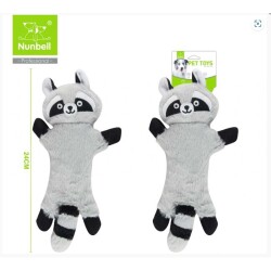 Nunbell Köpek Oyuncağı Peluş Rakun 24 cm - Nunbell