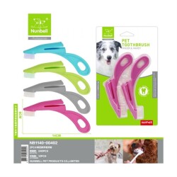 Nunbell Parmak Köpek Diş Fırçası 2'li - Nunbell