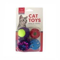 Nunbell Top Kedi Oyuncağı 4'lü - Nunbell