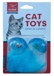 Nunbell Tüylü Çıngıraklı Kedi Oyuncağı - Nunbell