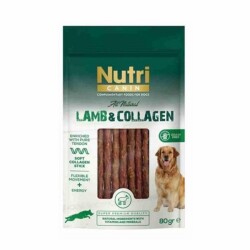Nutri Canin Collagen Kuzu Etli Yumuşak Çubuk Köpek Ödülü 80 gr - Nutri Canin