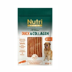 Nutri Canin Collagen Ördek Etli Yumuşak Çubuk Köpek Ödülü 80 gr - Nutri Canin