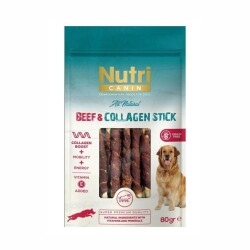 Nutri Canin Collagen Stick Biftek Eti Sargılı Kemik Köpek Ödülü 80 gr - Nutri Canin