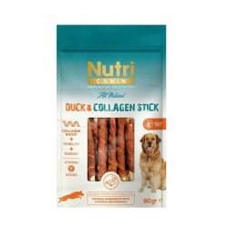 Nutri Canin Collagen Stick Ördek Eti Sargılı Kemik Köpek Ödülü 80 gr - Nutri Canin