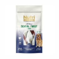 Nutri Canin Dental Twist Kuzu Etli Diş Sağlığı Köpek Ödülü 120 Gr - Nutri Canin