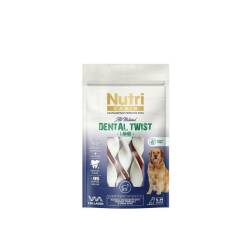 Nutri Canin Rawhide Kuzu Eti Sargılı Kemik Köpek Ödülü 80 Gr - Nutri Canin
