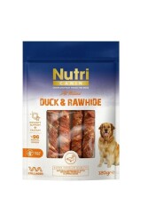 Nutri Canin Rawhide Ördek Eti Sargılı Kemik Köpek Ödülü 120 Gr - Nutri Canin