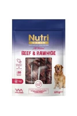 Nutri Canin Rawhide Sığır Eti Sargılı Kemik Köpek Ödülü 120 Gr - 1
