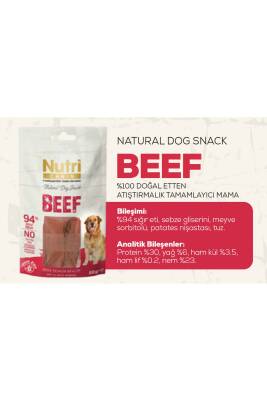 Nutri Canin Sığır Etli Tahılsız Köpek Ödülü 80 Gr - 2