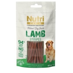 Nutri Canin Tahılsız Kuzu Etli Köpek Ödülü 80 gr - Nutri Canin