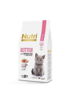 Nutri Feline Kitten Tahılsız Somonlu Yavru Kedi Maması 10 Kg - 1